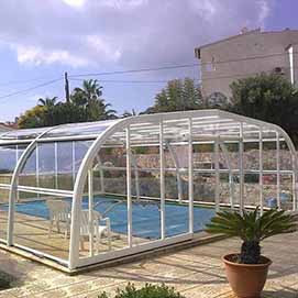 Cubiertas altas para piscina Valencia