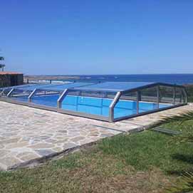 Cubiertas bajas para piscina Valencia